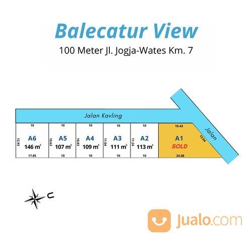 Jl. Jogja Wates KM 8, Tanah Murah Balecatur Gamping