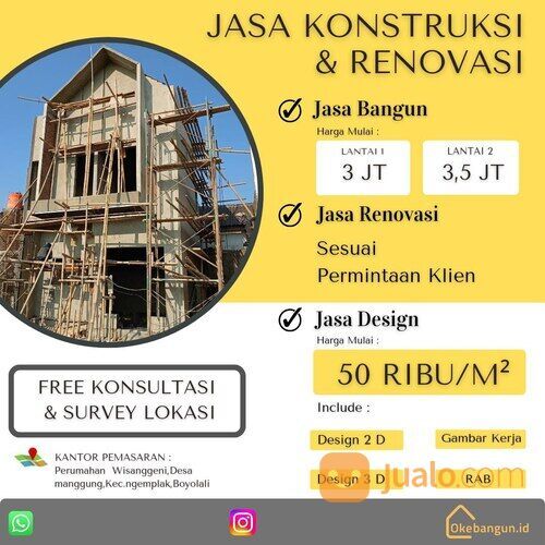 JASA RENOVASI BANGUNAN HARGA PALING BERSAHABAT DISOLO