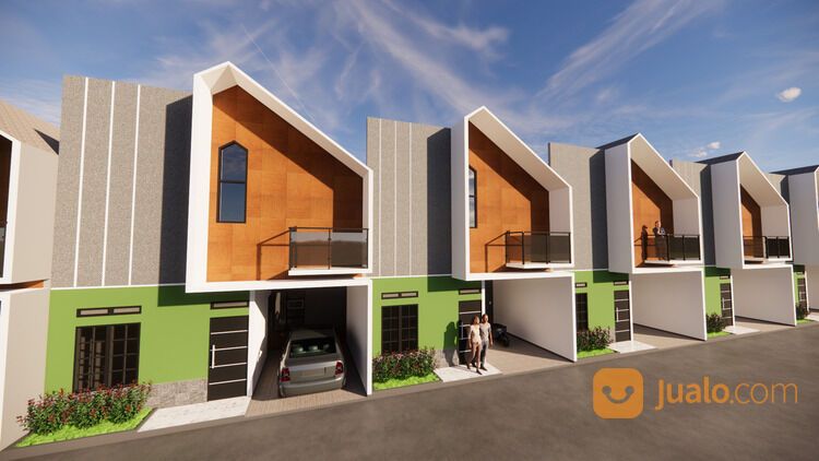 "Edelweis Residence 2" Rumah Baru 2 Lantai Murah 500 Jtan Minimalis Modern Lokasi Pondok Rajeg Depok