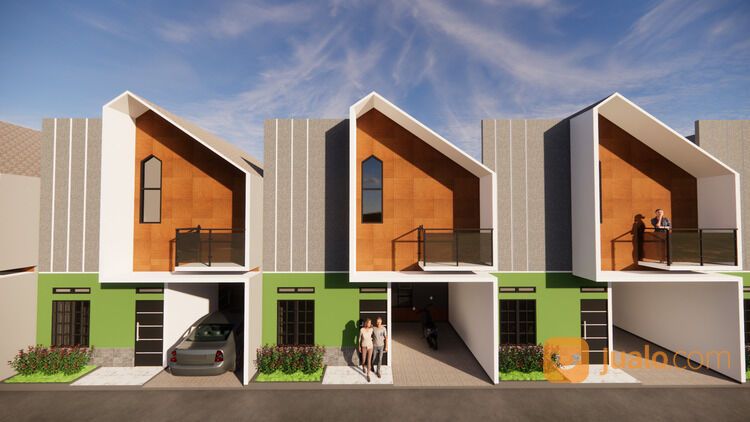 "Edelweis Residence 2" Rumah Baru 2 Lantai Murah 500 Jtan Minimalis Modern Lokasi Pondok Rajeg Depok