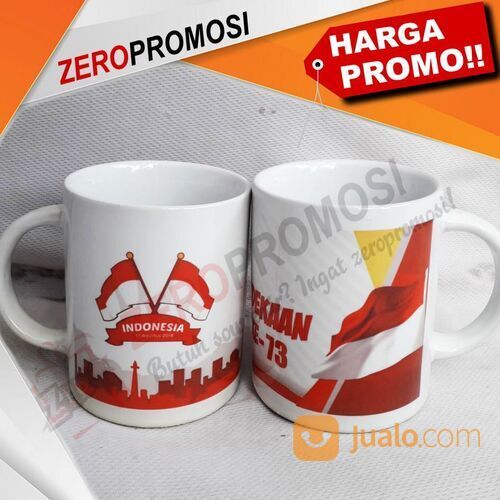 Souvenir Mug Gelas Hut Kemerdekaan RI
