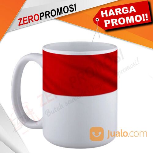 Souvenir Mug Gelas Hut Kemerdekaan RI
