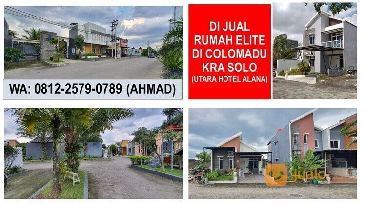 WA 0812-2579-0789 Rumah di Baturan Colomadu Solo Puri Alam Sentosa