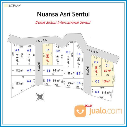 Nuansa Asri Sentul Tanah Kavling Siap Bangun, SHM