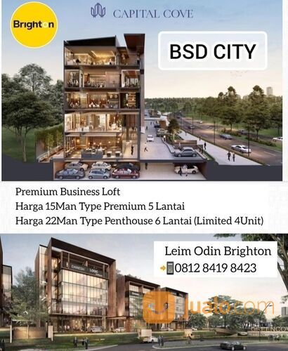 HOT NEWS BUSINESS LOFT OFFICE BUILDING CAPITAL COVE RAYA BOULEVARD BSD CITY SERPONG