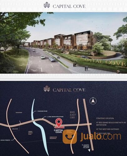 HOT NEWS BUSINESS LOFT OFFICE BUILDING CAPITAL COVE RAYA BOULEVARD BSD CITY SERPONG