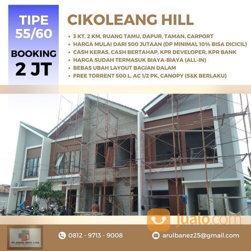 RUMAH MEWAH HARGA MURAH DI CICANGKAL RUMPIN BOGOR, "CIKOLEANG HILL"