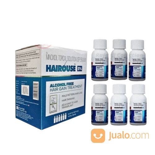 Hairouse India Minoxidil 5% Penumbuh Rambut, Brewok, Jenggot