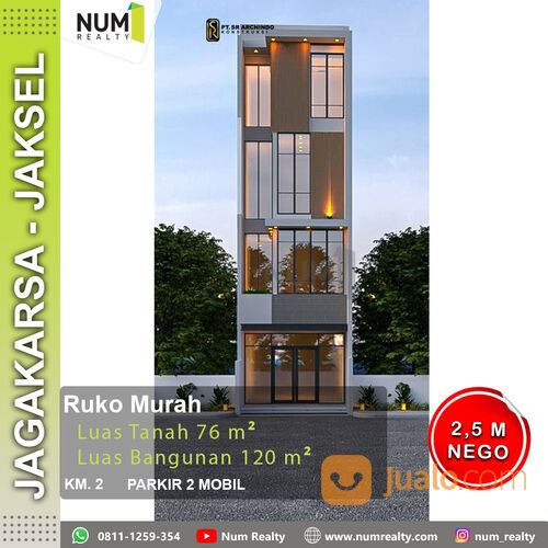 Ruko Murah di Jln Raya Kahfi 2 Jagakarsa Jakarta Selatan