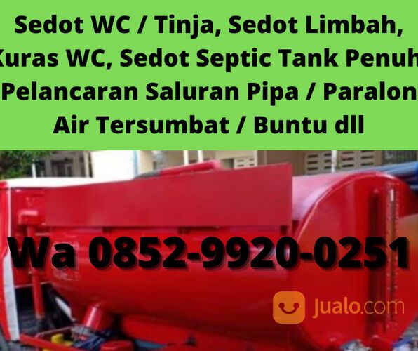 Wa 0852.9920.0251 Terdekat Murah Jasa Sedot Wc Pontianak
