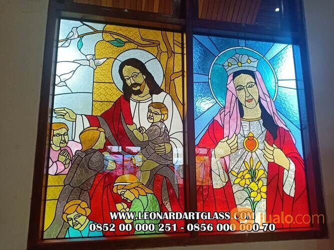 Kaca Patri Stained glass murah surabaya