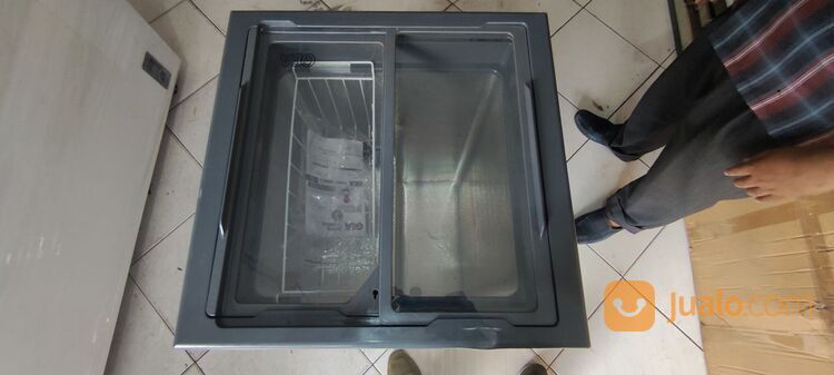 PROMO CUCI GUDANG GEA SD-103 SLIDING FLAT GLASS FREEZER/KULKAS KACA