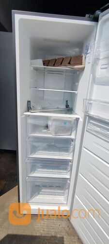 PROMO CUCI GUDANG Gea GF-307 Upright Freezer With Drawer No Frost Multi Flow System (T)