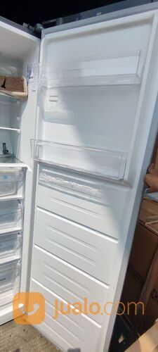 PROMO CUCI GUDANG Gea GF-307 Upright Freezer With Drawer No Frost Multi Flow System (T)