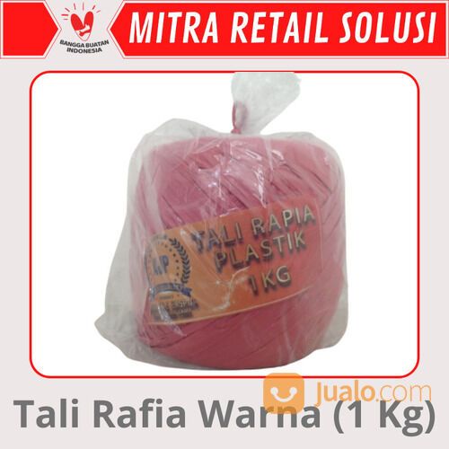 Tali Rafia Merah 1kg Murah