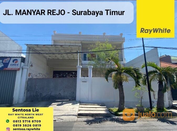 Rumah Manyar Rejo - Surabaya Timur - 5 K.Tidur - Dekat Sekolah Montessori, Galaxy Mall