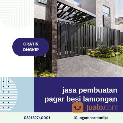 Jasa Pembuatan Pagar Besi Di Lamongan - 0821332740001