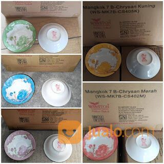 Piring Lontong Keramik Bunga Kembang Ayam Winston Dynasty