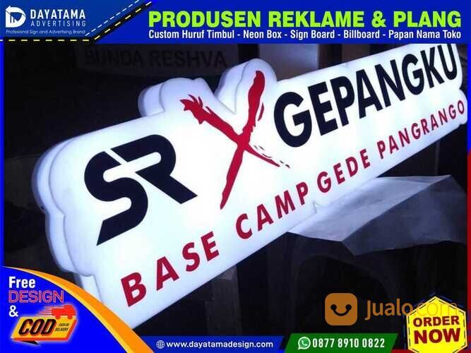 Jasa Papan Reklame dan Neon Box Garut