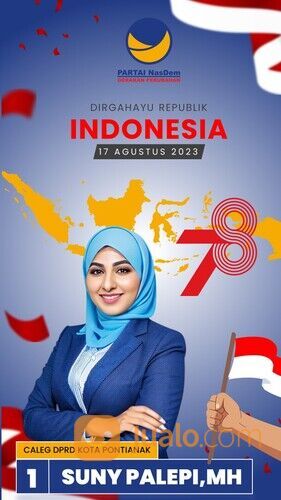 Video Ucapan 17 Agustus 2023 Caleg Nasdem