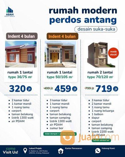 Rumah 320 Jutaan Dalam kota Makassar Bebas Banjir