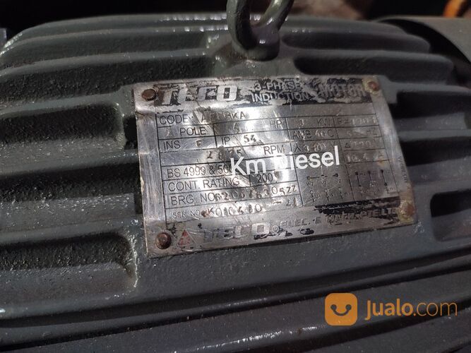 Dinamo 4 HP 3 Phase RPM 2875 Teco / Dinamo 3KW Listrik 3 Phase RPM2875