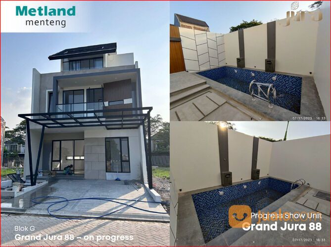 Rumah Cluster 3 Lantai Murah di Metland Menteng Cakung Jaktim | Grand Jura 88