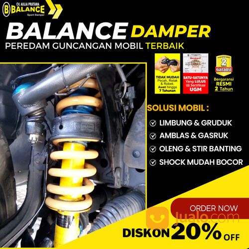 Mobil AMAN saat MUATAN !! Bebas MENTOK pakai BALANCE DAMPER