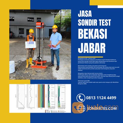 Jasa Sondir Tanah / CPT Bekasi Utara 1 Hari Selesai