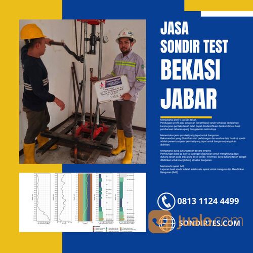 Jasa Sondir Tanah / CPT Bekasi Utara 1 Hari Selesai