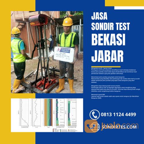 Jasa Sondir Tanah / CPT Bekasi Utara 1 Hari Selesai