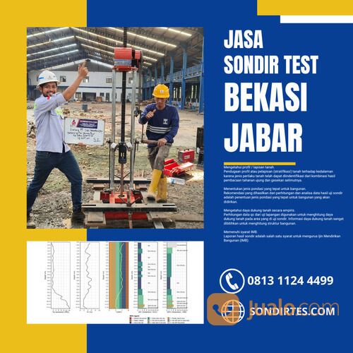 Jasa Sondir Tanah / CPT Bekasi Utara 1 Hari Selesai