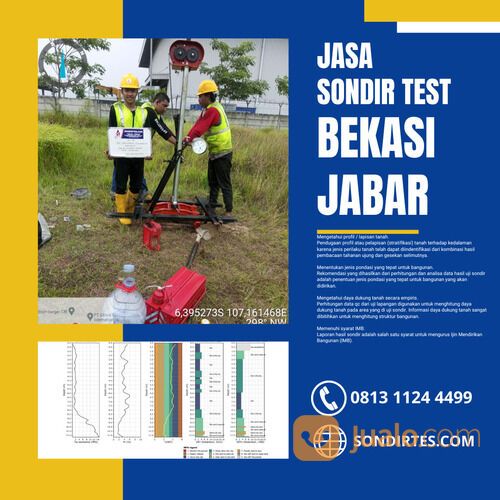 Jasa Sondir Tanah / CPT Bekasi Utara 1 Hari Selesai