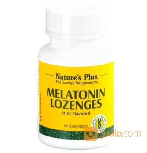 Suplemen Melatonin Lozenges 60 permen Insomnia Stress Cemas Jetlag
