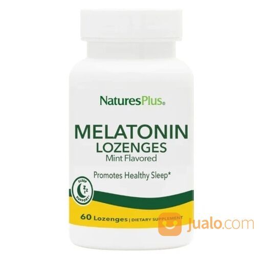 Suplemen Melatonin Lozenges 60 permen Insomnia Stress Cemas Jetlag