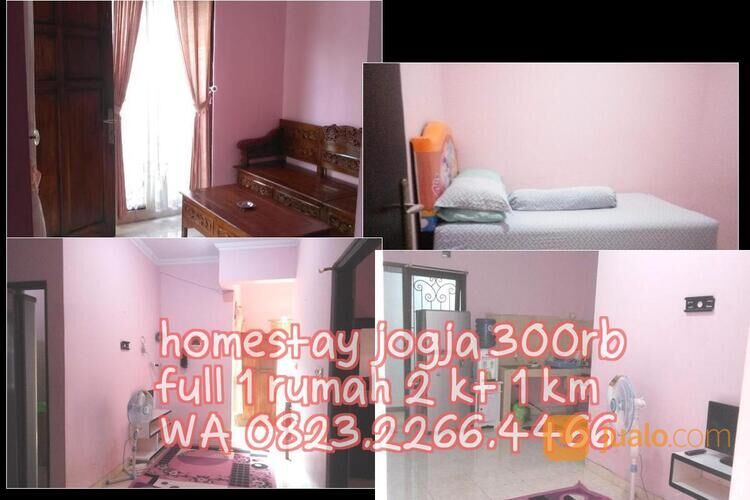 Sewa Homestay Yogya Amikom UNY Hartono Mall Malioboro 20mnt Concat J Bulanan Harian Strategis AC 2KT