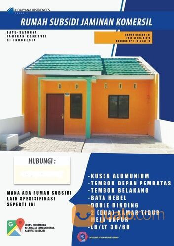 Rumah subsidi pemerintah di Hekayana Residence 2 Tambun