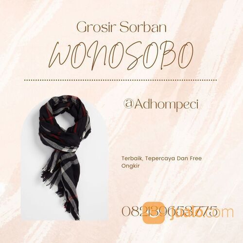 Grosir Sorban Wonosobo Terbaik - 082139653775