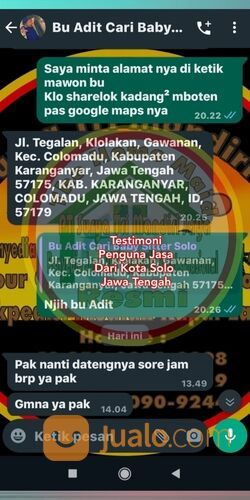 Penyedia Jasa PRT/ART , Baby Sitter , Perawat Lansia , dll