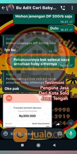 Penyedia Jasa PRT/ART , Baby Sitter , Perawat Lansia , dll