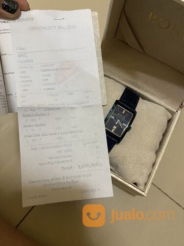 Bonia Feat Swarovski Women Watch Blue Navy Jam Tangan Wanita Original Garansi Resmi