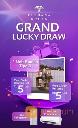 Rumah murah DP 0% lokasi depan Taman wisata Danau Meikarta