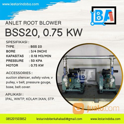 Root Blower IPAL WWTP Aerasi Di Semarang