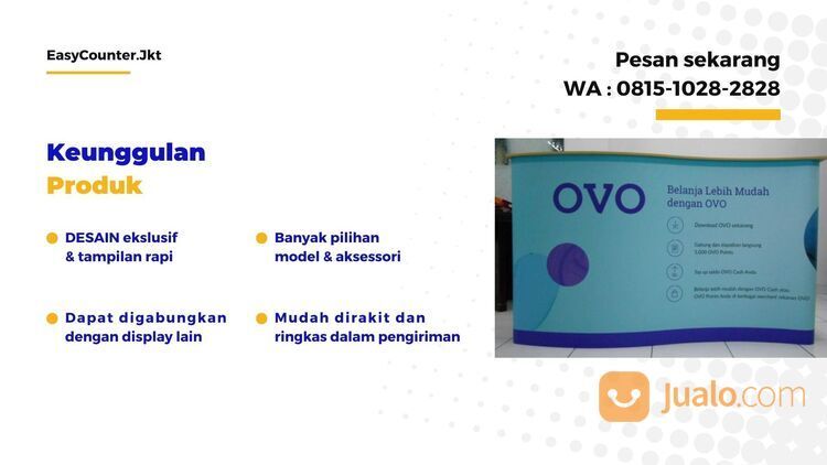 TERMURAH! Meja Portable Pameran WA: 0815-1028-2828, Jakarta