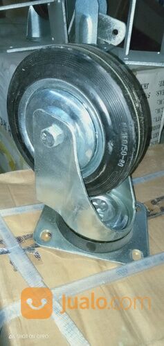 Roda troli karet nilon telfon 2 in - 12 in