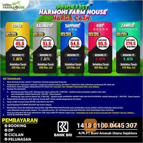 Kehidupan Asri dan Buah Anggur: Investasi di Tanah Kavling Harmoni Farmhouse