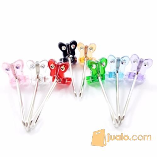 Klip Turki Peniti Turkey Turkish Jilbab Hijab Penjepit Kerudung Kupu-kupu