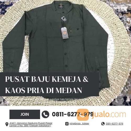 Murah, WA 0811-6277-979, Grosir Kemeja Pria Lengan Panjang di Kota Makassar, Ommi Store