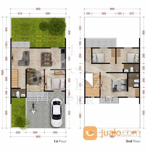 Alfa Property Rumah Baru Springwood Mahony Type 160 Jl. Aloevera Pontianak Kota