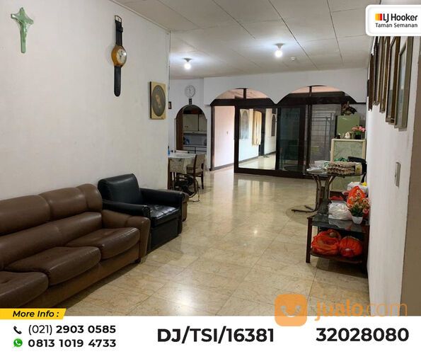 Rumah Taman Kebon Sirih, Jakarta Pusat, 16x43.5 m², 1½ Lt, SHM (TSI/16381)